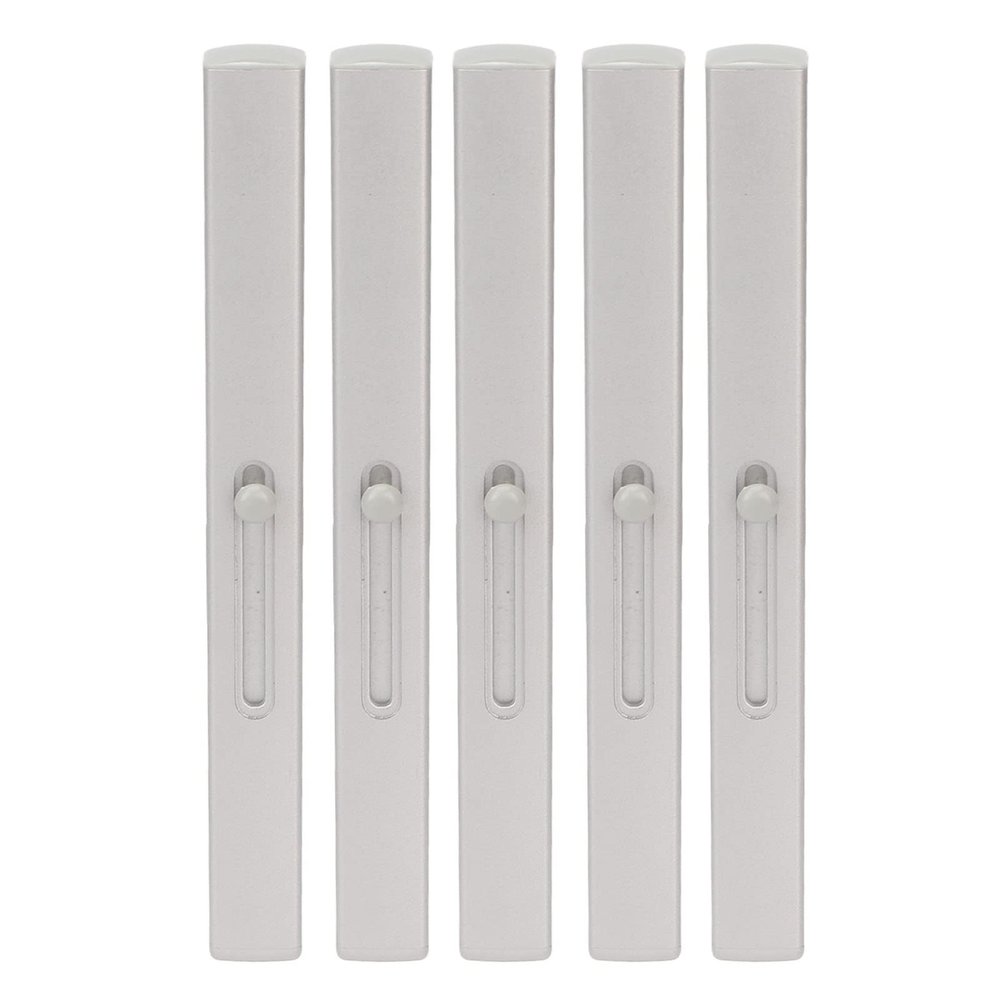 5Pcs Lip Brush, Grey Shell Retractable Lip Makeup Brushes, Portable Multipurpose Single Ended Nylon Lip Makeup Brush for Travel Home