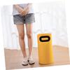 Beavorty Travel Portable Foot Bath Basin Lightweight Soaking Bucket for Home Use Travel -tear Design Heat Preservation Space-saving for Foot Fatigue Relief Lemon view 4
