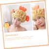 Cute Shower Caps 2pcs Cartoon Shower Cap Hats for Adults Bathing s Animal Hat Cute Ear Covers for Braids Toddler Ear s for view 4
