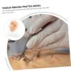Beatifufu Tongue Piercing Training Silicone Model Piercing Practice Supplies Real Skin Feel view 4
