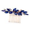 Beaupretty Crystal Hair Comb Bride Hair Comb Wedding Rhinestone Wedding Bridal Hair Accessories for Women Bride, Blue view 1