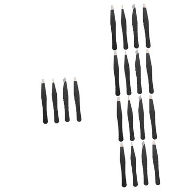 FOMIYES 20pcs Stainless Steel Brow Tweezers Practical Eyebrow Clips for Precision Grooming and Trimming for Personal and Eyebrow Tools