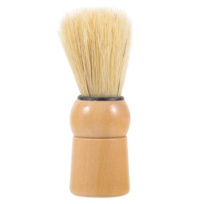 Lurrose Portable Multi-use Beard Brush for Men Natural Boar Bristle Grooming Tool for Shaving and Hairdressing Father Day and Personal Care