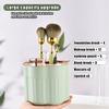 360 Rotating Makeup Brush Holder Makeup Perfume Organizer Rotatable Clear Acrylic Cosmetic Brushes Storage Case Display with Lid,White view 4
