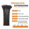 Loc Extensions Human Hair for Dreadlocks  Natural Locs, Soft & Durable, Pre-formed Locs for Instant Length & Volume, Multiple Sizes & Colors Available0.8cm 6 Inch 20 Strands view 2
