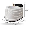 DOSSAE Foot Soak Tub,Extra Large Foot Soaking Tub,Acrliy Foot Bucket,Foot Massager Spa,and Foot Massager Foot Bucket,Large Size Foot Soak Tub Bath Basin for Foot Soaking. view 2