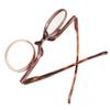 Aisi Women Magnifying Makeup Glasses Eye Make Up Spectacles Flip Down Lens Folding Cosmetic Glasses view 4