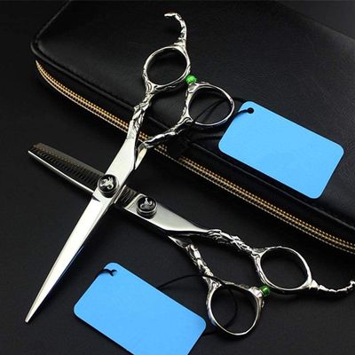 440c 6 Inch Scorpion Hair Salon Scissors Cutting Barber Hair Scissors Thinning Shears Hairdressing Scissors