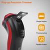 DUITYI Electric Shaver Razor for Men IPX7 Waterproof Beard Trimmer 3D Rechargeable Painless Rotary Shaver with Pop up Trimmer 2 in 1 Electric Shaver view 3