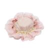 LittleLuluda Pink Lace Mini Top Hat Lolita Caps Hair Clip Masquerade Halloween Accessories view 1