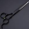 440c 6 Inch Hyun Black Hair Salon Scissors Cutting Barber Hair Scissors Scissor Thinning Shears Hairdressing Scissors view 4