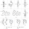 A-minusone 98PCS Piercing Kit for All Body Piercings Stainless Steel Piercing Jewelry with 12G 14G 16G 20G Piercing Needles for Nose Cartilage Tragus Septum Lip Belly Button Eyebrow view 3