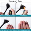 0.4cm Width 4Inch 10 Strands Dreadlock Extensions Real Human Hair 100% Handmade Permanent Loc Extensions Human Hair for Women/Men Can Be Curled and Bleached(width 0.4cm #1B color) view 4