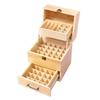 3 Layers Wooden Storage Box Case Essential Oil Bottles Aromatherapy Kitchen Storage Container view 1