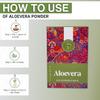 AATMANA Aloe Vera Powder| Face Pack & Face Mask | Cools Skin Natural Glowing Improve Elasticity | Rich Conditioner For Skin & Hair care 100g view 4