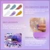 BADCOLOR Red Face Body Glitter Gel, Holographic Shimmer Chunky Glitters Makeup for Hair Nails Eye Lips, Music Festival Concert Rave Accessories Party, Long Lasting Sparkling Mermaid Sequins Gel Kit view 4