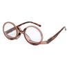 Aisi Women Magnifying Makeup Glasses Eye Make Up Spectacles Flip Down Lens Folding Cosmetic Glasses view 1