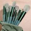 13 Four Seasons Green Makeup Brush Set Portable Soft Hair Blush Brush Eyeshadow Brush Full Set of Make-up Tools view 2