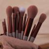 13 Four Seasons Green Makeup Brush Set Portable Soft Hair Blush Brush Eyeshadow Brush Full Set of Make-up Tools view 4
