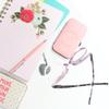 Aisi Women Magnifying Makeup Glasses Eye Make Up Spectacles Flip Down Lens Folding Cosmetic Glasses view 4