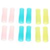 BIUDECO 12 Pcs Non Silicone Handle Covers for Cuticle and Nippers Protective Sleeves for Manicure Tools Fits Cuticle Trimmers and Pushers Multicolor view 1