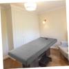 ARTIBETTER Massage Bed Cover with Face Hole Washable Spa Couch Sheet Breathable Knitted for Beauty Salons and Clinics Grey view 2