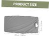 ARTIBETTER Massage Bed Cover with Face Hole Washable Spa Couch Sheet Breathable Knitted for Beauty Salons and Clinics Grey view 3
