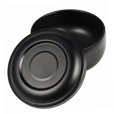 Beavorty 1pc Shaving Foam Bowl Travel Container Men Shaving Container with Lid Mixing Bowl for Men Travel Accessory Barber Soap Metal Man