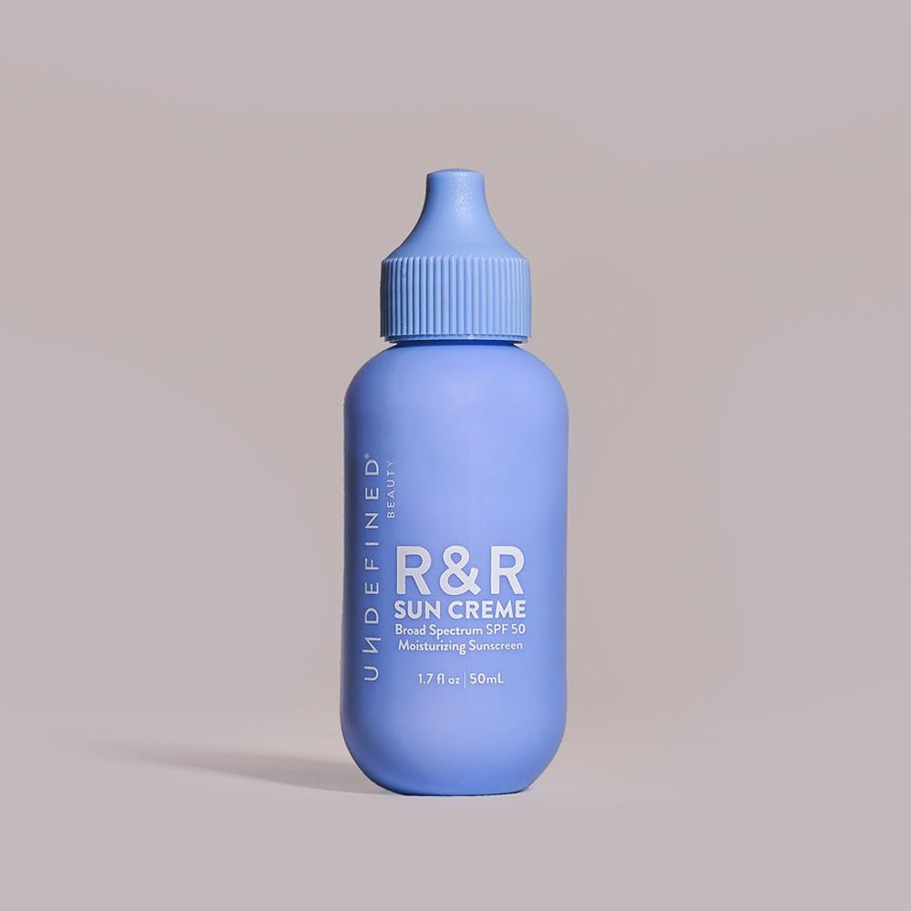 Undefined Beauty R&R Sun Crme SPF 50  3-in-1 Moisturizing Sunscreen with Ceramides, CoQ10, Niacinamide, Resveratrol 1.7oz