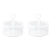 2 Sets Cream Korean Lotion Skincare Tools for Face Foaming for Foam Bubble Maker Bubble Foam Maker Pp White Facial Foamer Cup Portable view 1