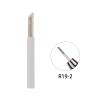 50pcs White Disposable Microblading Needles Eyebrow Tattoo Needles Bevel Round 19Pins Permanent Makeup Manual Needles for Ombre Brow (50pcs) view 3