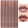12 Colors Lip Liner Set Lip Liner Pencil Lip Pencil Set Lipstick Sets Long-Lasting Lipstick Lip Liner Creamy Lip Liner Makeup view 1