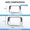 BAGSMART Clear Toiletry Bag, TSA Approved Travel Toiletry Bag Carry On Travel Accessories Bag Airport Airline Quart Size Bags water-resistant Makeup Bag for Women view 2