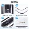BAGSMART Clear Toiletry Bag, TSA Approved Travel Toiletry Bag Carry On Travel Accessories Bag Airport Airline Quart Size Bags water-resistant Makeup Bag for Women view 4