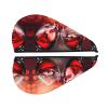 UNIOND Red Wine Glass Cheers Printed Hair Drying Towel Quick Dry Absorbent Coral Velvet Dry Hair Cap with Button Fixed for Drying Long Thick Hair view 2