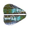 UNIOND Moraine Lake and The Valley Printed Hair Drying Towel Quick Dry Absorbent Coral Velvet Dry Hair Cap with Button Fixed for Drying Long Thick Hair view 2