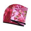 UNIOND Red Flower and Butterfly Printed Hair Drying Towel Quick Dry Absorbent Coral Velvet Dry Hair Cap with Button Fixed for Drying Long Thick Hair view 3