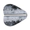 UNIOND Ocean Splash Foam Printed Hair Drying Towel Quick Dry Absorbent Coral Velvet Dry Hair Cap with Button Fixed for Drying Long Thick Hair view 2