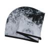 UNIOND Ocean Splash Foam Printed Hair Drying Towel Quick Dry Absorbent Coral Velvet Dry Hair Cap with Button Fixed for Drying Long Thick Hair view 3