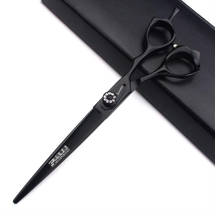 6/7-inch professional hair styling set with sharp blades and easy to trim, suitable for barbers, hair salons, and salon studios. (7 in cutting scissors-A)