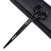 6/7-inch professional hair styling set with sharp blades and easy to trim, suitable for barbers, hair salons, and salon studios. (7 in cutting scissors-A) view 1