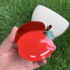 Red Apple Claw Clip,Acetate Hair Clips,Big Hair Clips for Women view 3