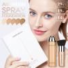 LOKFAR AirBrush Foundation Spray, Silky Mist Spray Makeup Kit with Brush, Full Coverage Foundation for Smooth Radiant Finish, Formula Breathable Lightweight Hydrating | #04 Buff Beige view 2