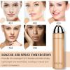 LOKFAR AirBrush Foundation Spray, Silky Mist Spray Makeup Kit with Brush, Full Coverage Foundation for Smooth Radiant Finish, Formula Breathable Lightweight Hydrating | #04 Buff Beige view 3
