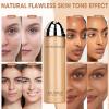 LOKFAR AirBrush Foundation Spray, Silky Mist Spray Makeup Kit with Brush, Full Coverage Foundation for Smooth Radiant Finish, Formula Breathable Lightweight Hydrating | #04 Buff Beige view 4