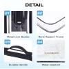BAGSMART Clear Toiletry Bag, TSA Approved Travel Toiletry Bag Carry On Travel Accessories Bag Airport Airline Quart Size Bags water-resistant Makeup Bag for Women view 4
