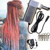 SACLMD Dreadlock Machine Kit,Handheld Dreadlock Crochet Braiding Making Machine,DIY Your Own Hair Style in A Short Time,Both Long Human Hair and Synthetic Hair Can be Worked on,8mm view 1
