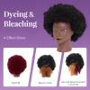 100% African Mannequin Head Human Hair,4C Afro Curly Cosmetology Manican Manikin Doll Head with 47 Mannequin Head Stand,Table Calmp,Braiding Set for Display Practice Braiding Styling Training view 2
