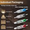 TONBAO Tattoo Cartridges Needles - 60pcs Assorted Disposable Tattoo Needles Cartridge Round Liner Shader Magnum 3RL 5RL 7RS 9RS 7M1 9M1 Mixed 0.35mm for Tattoo Artists view 2