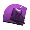 UNIOND Purple at Dusk Printed Hair Drying Towel Quick Dry Absorbent Coral Velvet Dry Hair Cap with Button Fixed for Drying Long Thick Hair view 3